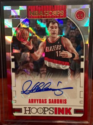 arvydas sabonis 2018-19 hoops ink autograph