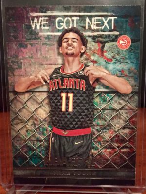 trae young we got next 2018-19 hoops rookie rc