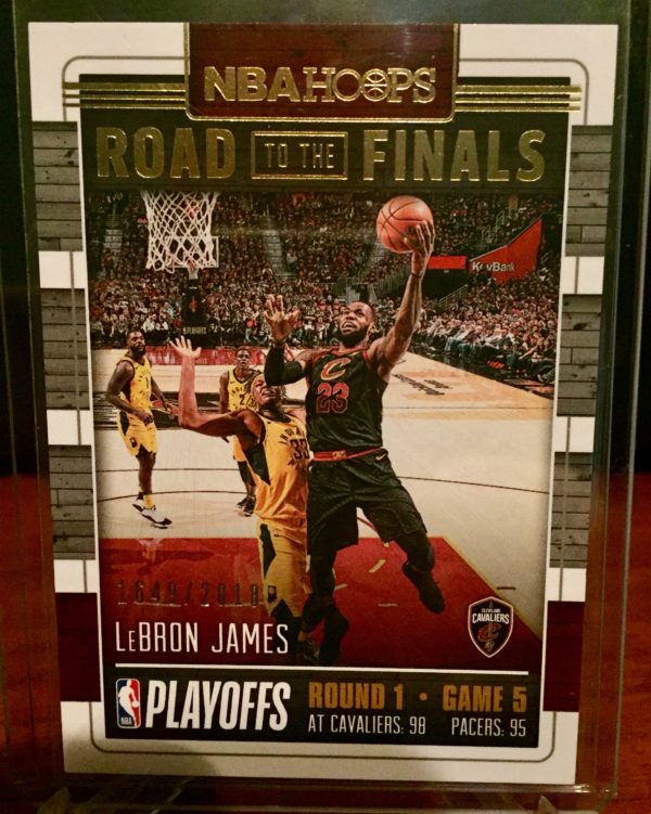 lebron james 2018-19 hoops road to the finals sp /2018