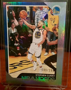 stephen steph curry 2018-19 hoops base parallel