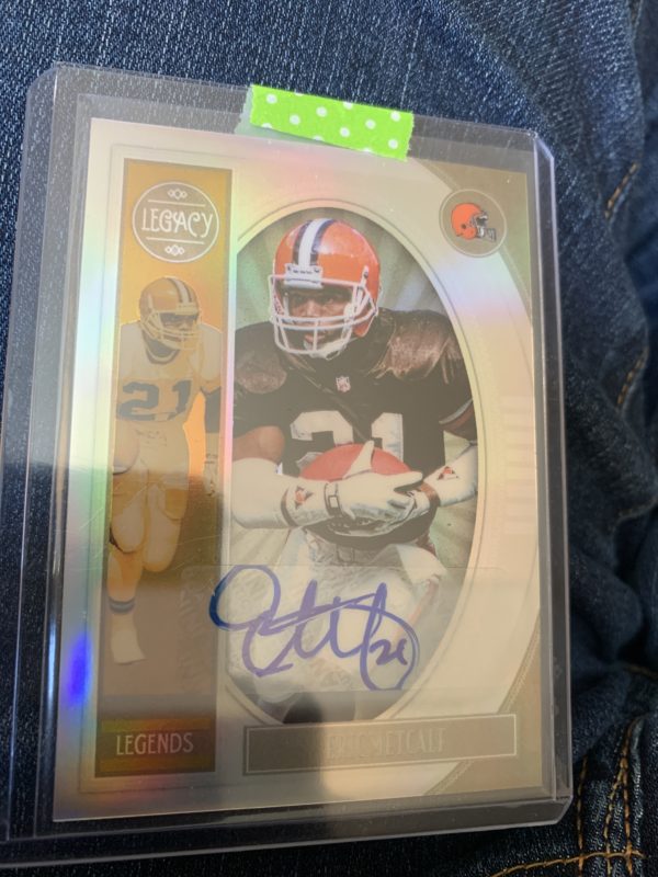Eric Metcalf 2019 Legacy Legends Auto Prizm